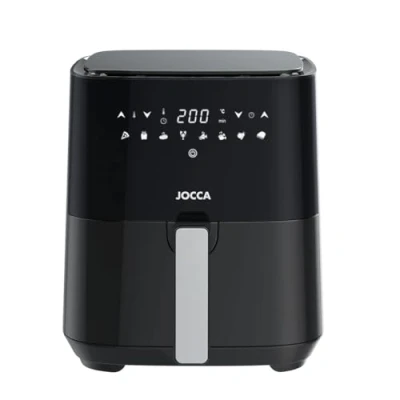 Imagen de JOCCA Freidora de Aire Caliente 5L Sin Aceite Air Fryer Temporizador Temperatura Ajustable Cocina Sana (Negra 1450w)