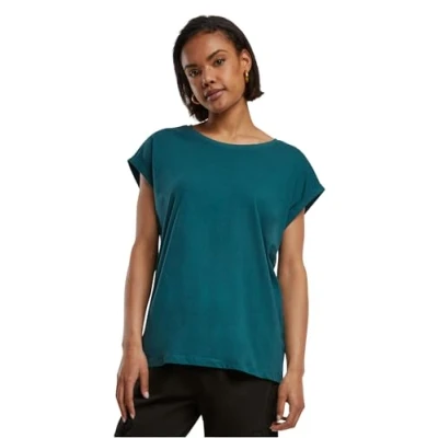 Imagen de Urban Classics Extended Shoulder Camiseta básica, Mujer, Talla: Medium, Jasper