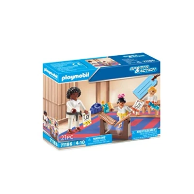 Imagen de PLAYMOBIL Tiere Entrenamiento de Kárate 71186, Multicolor, Talla única