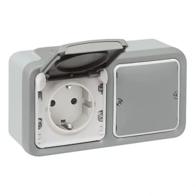 Imagen de Base conectada estanca IP55 Legrand 069793 serie Plexo Next with Netatmo