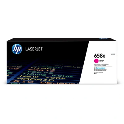 Imagen de HP 658X W2003X, Magenta, Cartucho Tóner de Alta Capacidad Original, 28.000 páginas, para impresora LaserJet Enterprise M751dn