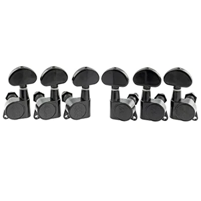 Imagen de Wilkinson WJN03 3L3R E Z LOK Clavijas de Afinación Ratio 1:19 Clavijero para Guitarra Eléctrica o Acústica Epiphone Les Paul SG, Negro