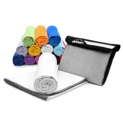 Imagen de gipfelsport Toalla de Microfibra Blanco 1x S(80x40cm)