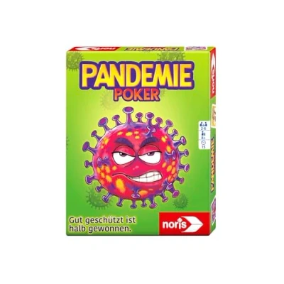 Imagen de Noris 606264517 Pandemia Poker, el Juego de Cartas en Que está Bien Protegido Medio Ganado, a Partir 8 años