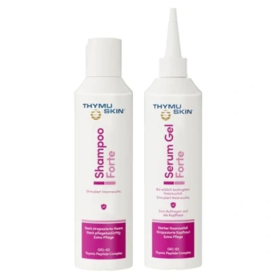 Imagen de THYMUSKIN Forte Set, 1 pack (1 champú de 200 ml y sérum ml)