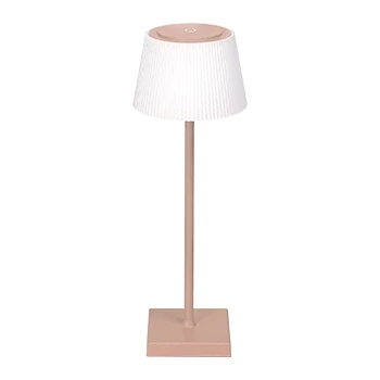 Imagen de Aigostar Lámpara de Mesa Inalámbrica Recargable USB, Escritorio Táctil Regulable, 3 Modos Color, Noche IP54 Impermeable para Interior y Exterior, Dormitorio Marrón Claro