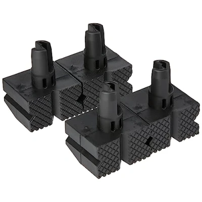 Imagen de Silverline Tools 548885 Pack de 4 topes banco, color negro