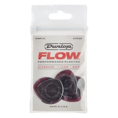 Imagen de JIM DUNLOP Púas Flow Standard Grip 1,14mm Saco de 6