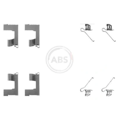 Imagen de A.B.S. 1179Q Kit de accesorios, pastillas frenos SUZUKI: SWIFT 1, SJ 413