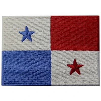 Imagen de Bandera de Panamá Panameño Emblema nacional Parche Bordado Aplicación con Plancha