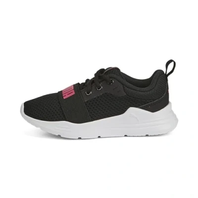 Imagen de Puma Wired RUN Unisex Zapatillas de running neutras para niños, Talla: 31, Black/sunset pink Zapatos