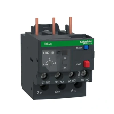 Imagen de Schneider Electric LRD10 TeSys LRD Reles de Sobrecarga Térmica, 4… 6A, Clase 10A, 45mm x 70mm