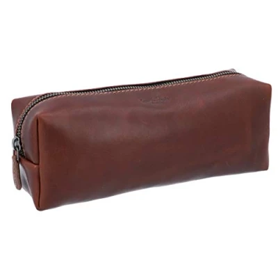 Imagen de Gusti Leder Ingemar Estuche escolar, Talla: One Size, Dunkelbraun