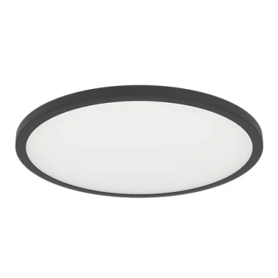 Imagen de EGLO connect Sarsina Z lámpara de techo negro Ø45cm