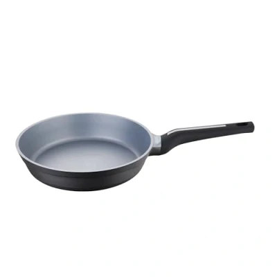 Imagen de Sartén Bergner Bistro Grey SG6421, 24x6 cm, Aluminio fundido, Inducción, Mango ergonómico, Negro