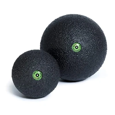 Imagen de BLACKROLL® juego de pelotas masaje para automasaje, masajeadores fitness entrenamiento efectivo, pelota 08 y 12, color negro