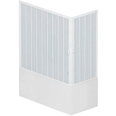 Imagen de Cubeta de fuelle 70 x 170 H. 150 cm PVC a dos lados con puertas apertura angular color blanco