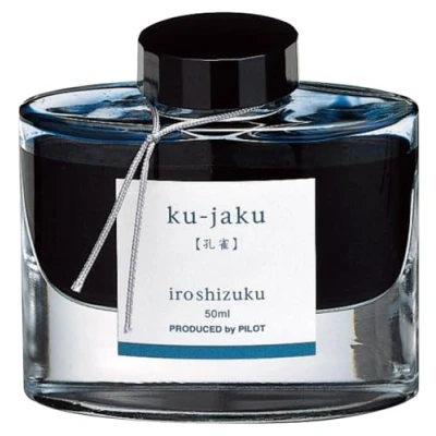 Imagen de Tinta Iroshizuku ku jaku verde pato Frasco de 50 ml
