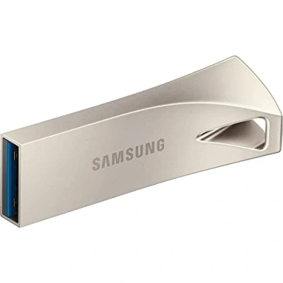 Imagen de Memoria USB 128 GB Samsung MUF 128BE3, APC Bar Plus, 3.1 Gen 1, 300 MB/s lectura, Plata