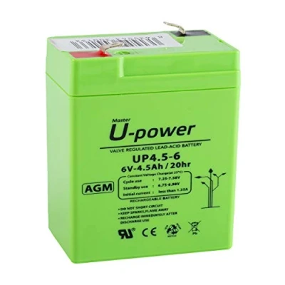 Imagen de Master U Power Bateria Plomo Agm 4,5Ah 6V