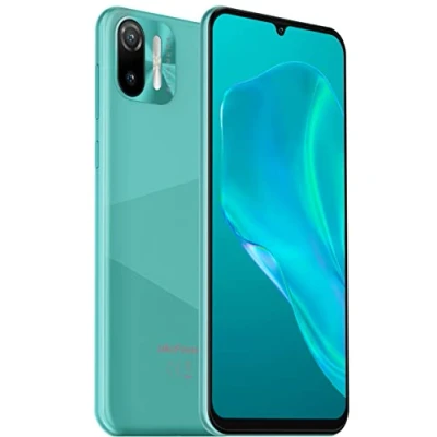 Imagen de Ulefone 4G Teléfono Móvil Libres, Note 6(P), 8.5mm Ultradelgado Dual SIM Smartphone, Pantalla HD+ 6.1&#039;&#039;, Ranura para 3 Tarjetas, Android 11 Go,2GB+32GB,Cámara 8MP + 5MP, Desbloqueo Facial GPS Verde