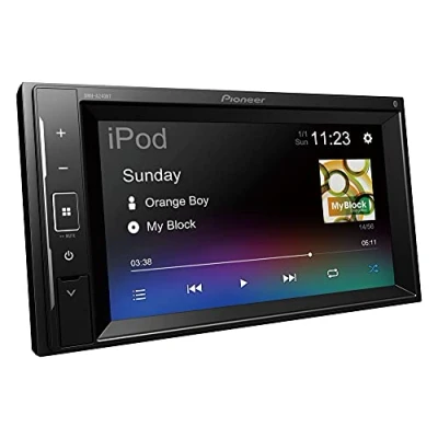 Imagen de Pioneer DMH A240BT Reproductor multimedia con pantalla táctil de 6,2 pulgadas, fácil conectividad smartphones USB, compatible Smartphone Mirroring, Bluetooth®, EQ 13 bandas