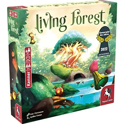 Imagen de Pegasus Spiele Animales Living Forest Kennerspiel Des Jahres 2022, Multicolor, 6.7 x 29.5 (51234G)