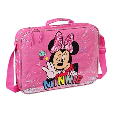 Imagen de Cartera Extraescolares de Minnie Mouse Lucky, 380x60x280 mm