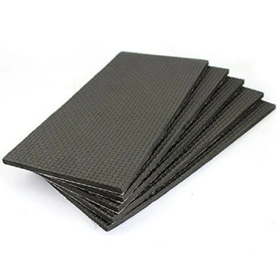 Imagen de Hettich Patines de Fieltro, 49522, cojín Antideslizante para Muebles, Hoja Goma autoadhesiva, 200 x 100 mm, Color Negro