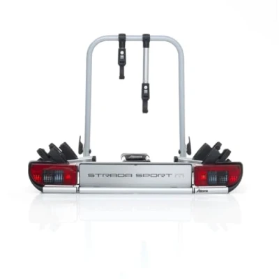 Imagen de Atera 022684 portabicicletas de coche Strada Sport 2, ligero remolque con luces traseras , para 2 bicicletas o e bikes