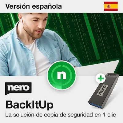 Imagen de Nero Software de copia seguridad en USB recuperación datos nube copias totalmente automáticas para Windows 11 / 10 8 7 1 PC licencia ilimitada