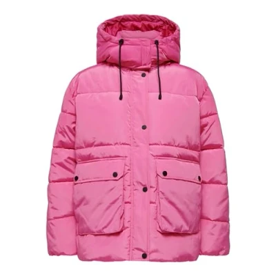 Imagen de ONLY ONLNORA Short Puffer CC OTW Chaqueta, rosa (azalea pink), S