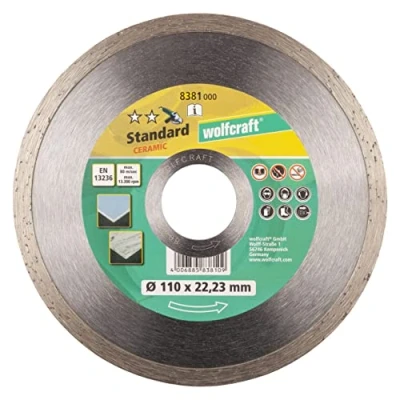 Imagen de wolfcraft Disco de corte diamante &quot;Standard Ceramic&quot; para amoladoras angulares I 8383000