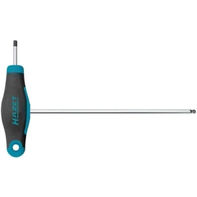 Imagen de Hazet 829KK 2.5 Llave Allen con Hoja Corta y Larga para Uso Flexible Perfil Hexagonal de 2,5 mm, Azul Oscuro