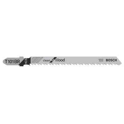 Imagen de Bosch Professional 3 x Hojas de Sierra calar T 101 BR Clean for Wood (para Madera blanda, corte recto, accesorios calar)