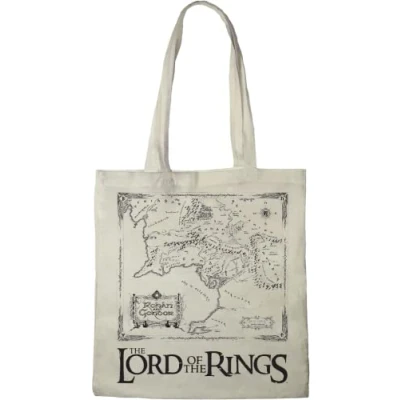 Imagen de Lord of the Rings TOTE BAG RONAN &amp; GONDOR MAP, REFERENCIA: BWLOTRMBB003, CRU, 38 x 40 cm