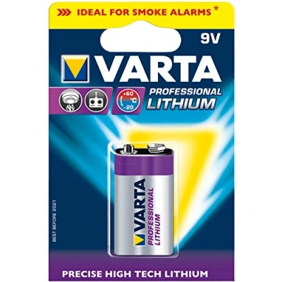 Imagen de Varta Litio 9v detector de humo 6lr61 6122301401