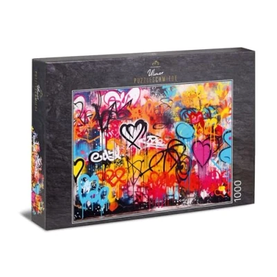 Imagen de Ulmer Puzzleschmiede Puzzle de 1000 piezas Street Art Colores y símbolos como arte abstracto Puzle calidad fabricado en Alemania