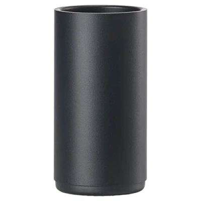 Imagen de Zone Denmark Rim Vaso para Cepillo de Dientes, 7 x 13,6 cm, Color Negro