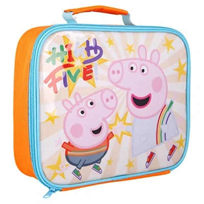 Imagen de Bolsa térmica portacomida rectangular de Peppa Pig
