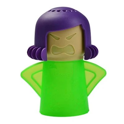 Imagen de FOCCTS Angry Mama Limpiador de Microondas Enfadada Suegra Malvada Absorbe Olores Nevera Vapor Acción Rápida Cocina Elimina con Agua y Vinagre Desinfecta para Hogar