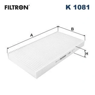 Imagen de FILTRON K 1081 Filtro de habitáculo partículas 329 164 30 OPEL: Vectra C CC, Corsa Hatchback, Berlina, SAAB: 9 3 Berlina