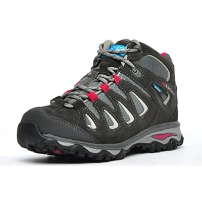 Imagen de Karrimor Isla Mid Ladies Weathertite, Botas de Senderismo Mujer, Negro (Black Sea Pink), 41 EU