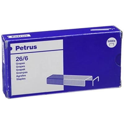 Imagen de Grapas petrus nº 26/6 caja de 5000 unidades