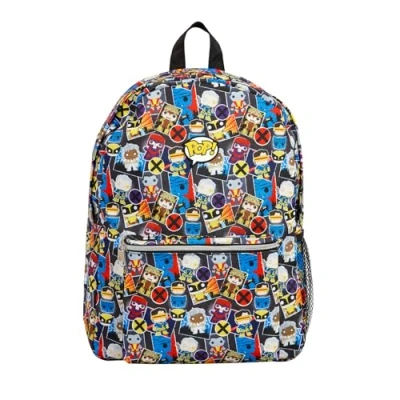 Imagen de Loungefly WM Marvel Xmen Pop! AOP Nylon Backpack NCA Wolverine X Men Bolso Coleccionable Idea de Regalo Mercancia Oficial para Chicos, Chicas Hombres y Mujeres Comic Books Fans