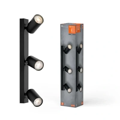 Imagen de LEDVANCE Octagon Foco LED, atenuable, 3 luces, negro