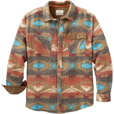 Imagen de Legendary Whitetails Harbor Heavyweight Flannel Shirt Camisa Abotonada, Desert Oasis, XL Alto para Hombre