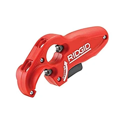 Imagen de RIDGID 41608 PTEC 3000 Cortador de tubos plástico pared fina versátil PE, PP, PVC para cordales 1 1/4&quot; y 1/2&quot;, corta, limpia, desbarbado biseles