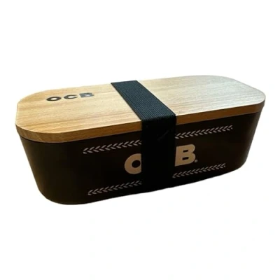 Imagen de OCB 20720 Caja de Almacenamiento, Plástico/bambú