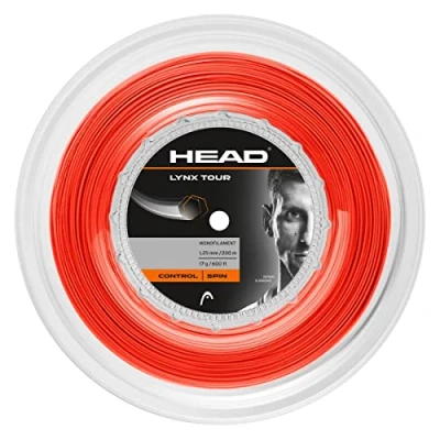 Imagen de HEAD Cordaje de Tenis Unisex Adult Lynx Tour Reel, Naranja, 16